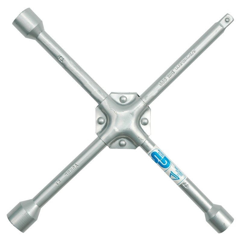 Klucz do kół krzyżakowy.wzmoc.17x19x21